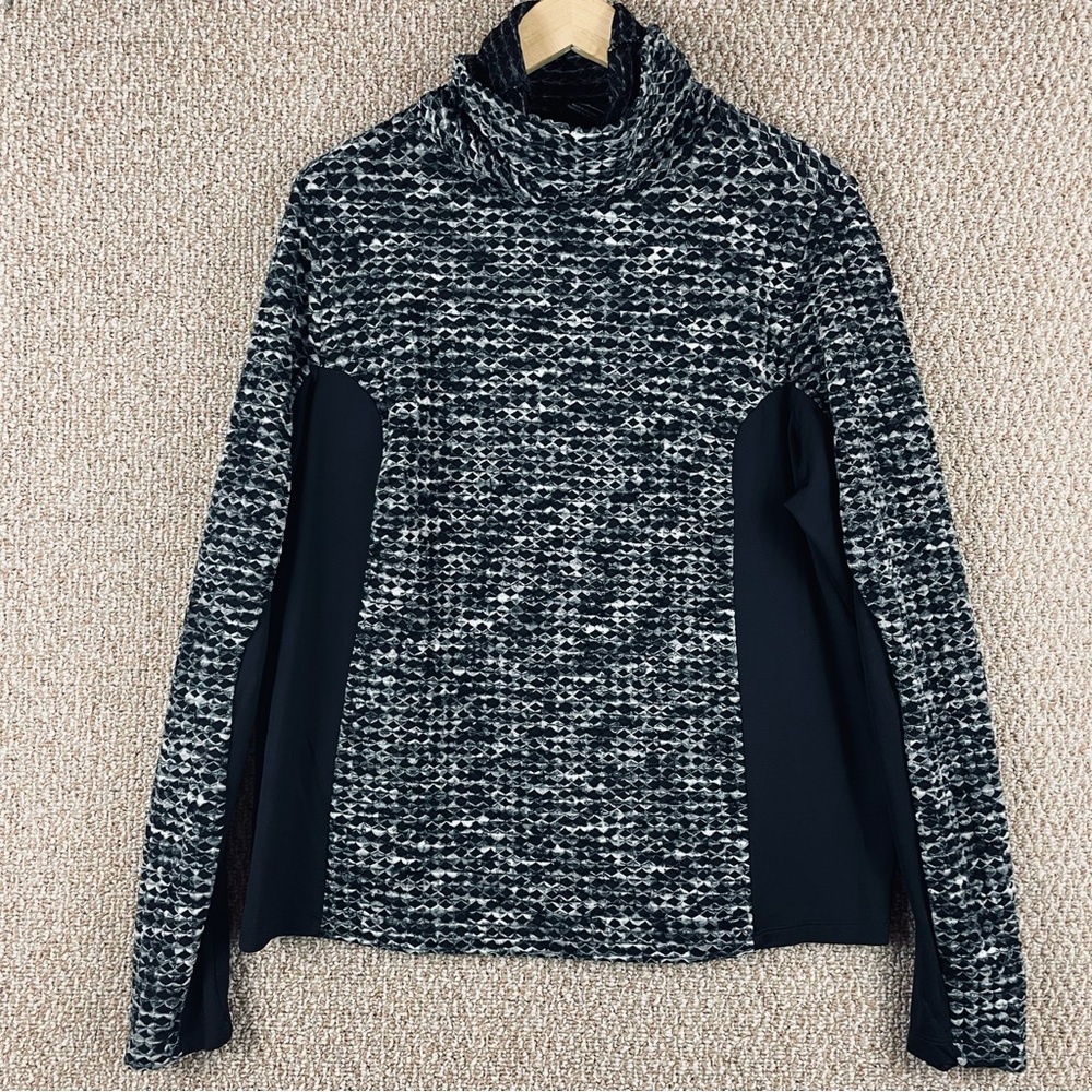 Nike Pullover Top Womens Plus Size 2X Pro Hyperwarm Training Turtleneck T142